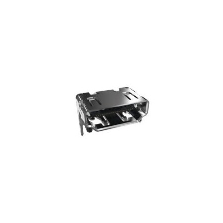 Fci Telecom And Datacom Connector, 19 Contact(S), Female, Right Angle, Surface Mount Terminal, Locking, 10029449-111RLF